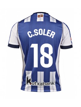 Real Sociedad Carlos Soler #18 Domaci Dres 2025-26 Kratak Rukavima Real Sociedad Carlos Soler #18 Domaci Dres 2025-26 Kratak Rukavima